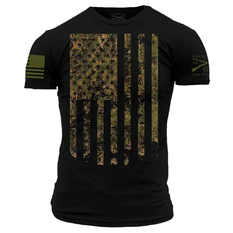Camo Flag - Black sold by Grunt Style