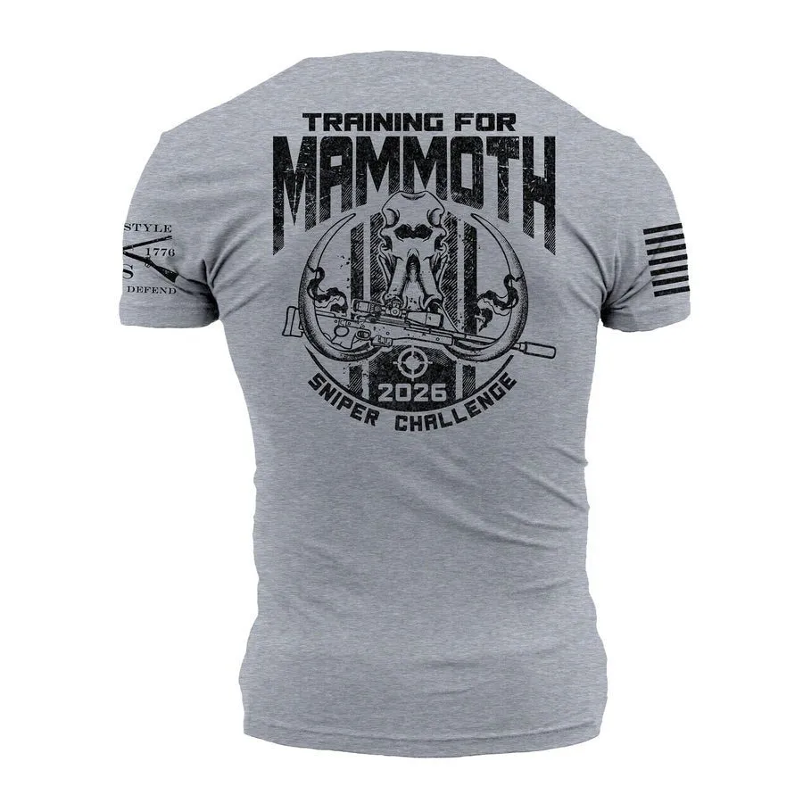 Mammoth Sniper Challenge 2026 Training T-Shirt - Dark Heather Gray sold by Grunt Style product image thumbnail 3