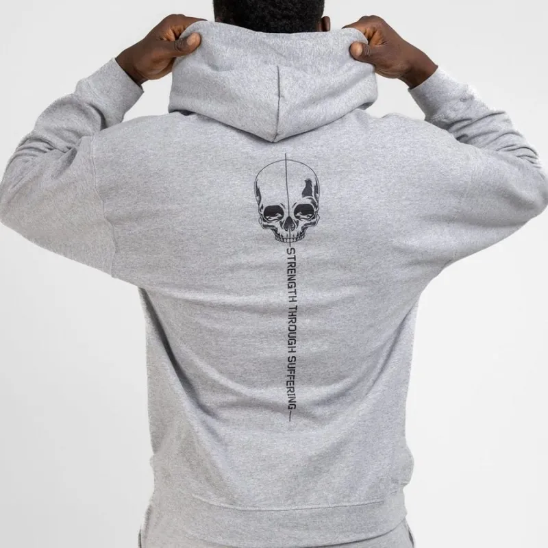 Strength Through Suffering Hoodie - Sport Gray sold by Grunt Style