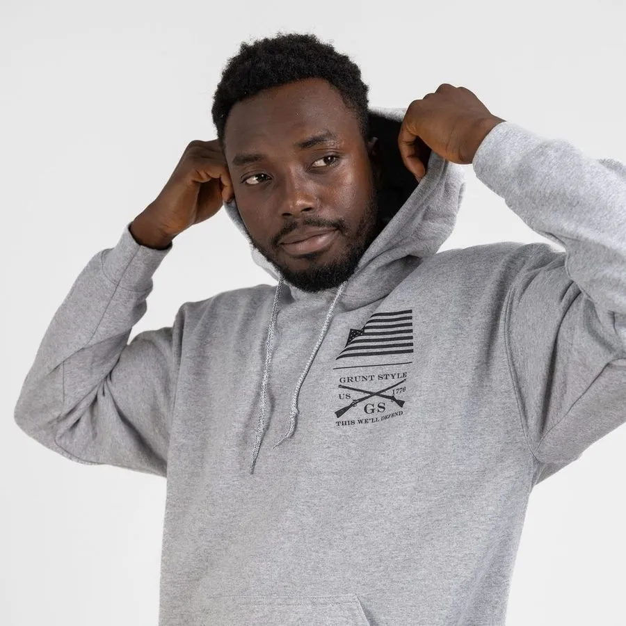 Strength Through Suffering Hoodie - Sport Gray sold by Grunt Style product image thumbnail 5
