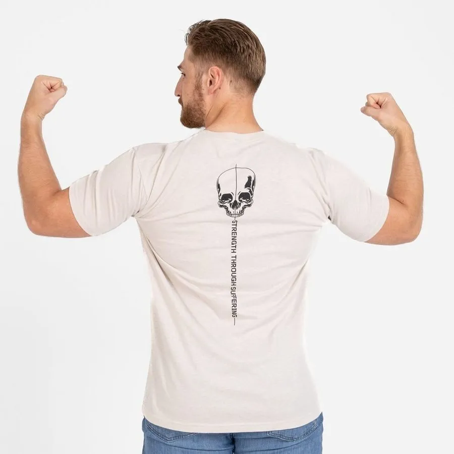 Strength Through Suffering T-Shirt - Sand sold by Grunt Style product image thumbnail 5