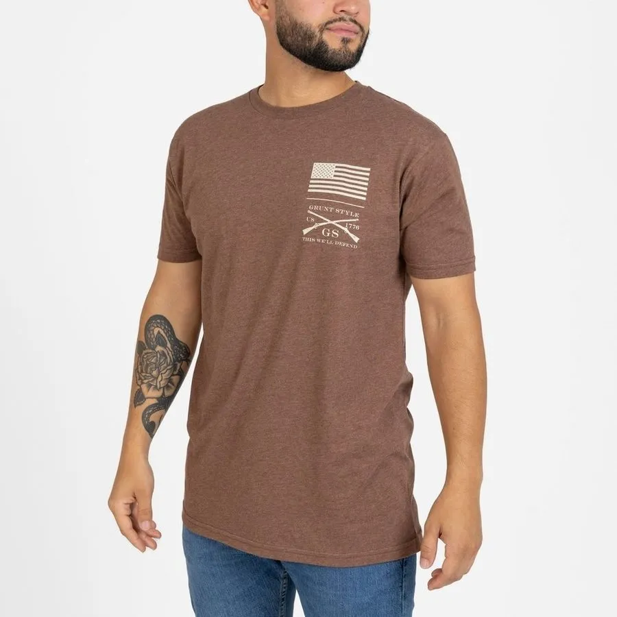 Strength Through Suffering T-Shirt - Heather Brown sold by Grunt Style product image thumbnail 3