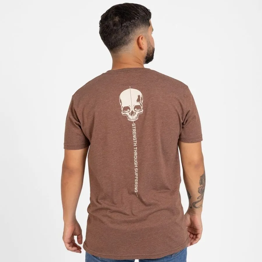 Strength Through Suffering T-Shirt - Heather Brown sold by Grunt Style product image thumbnail 4