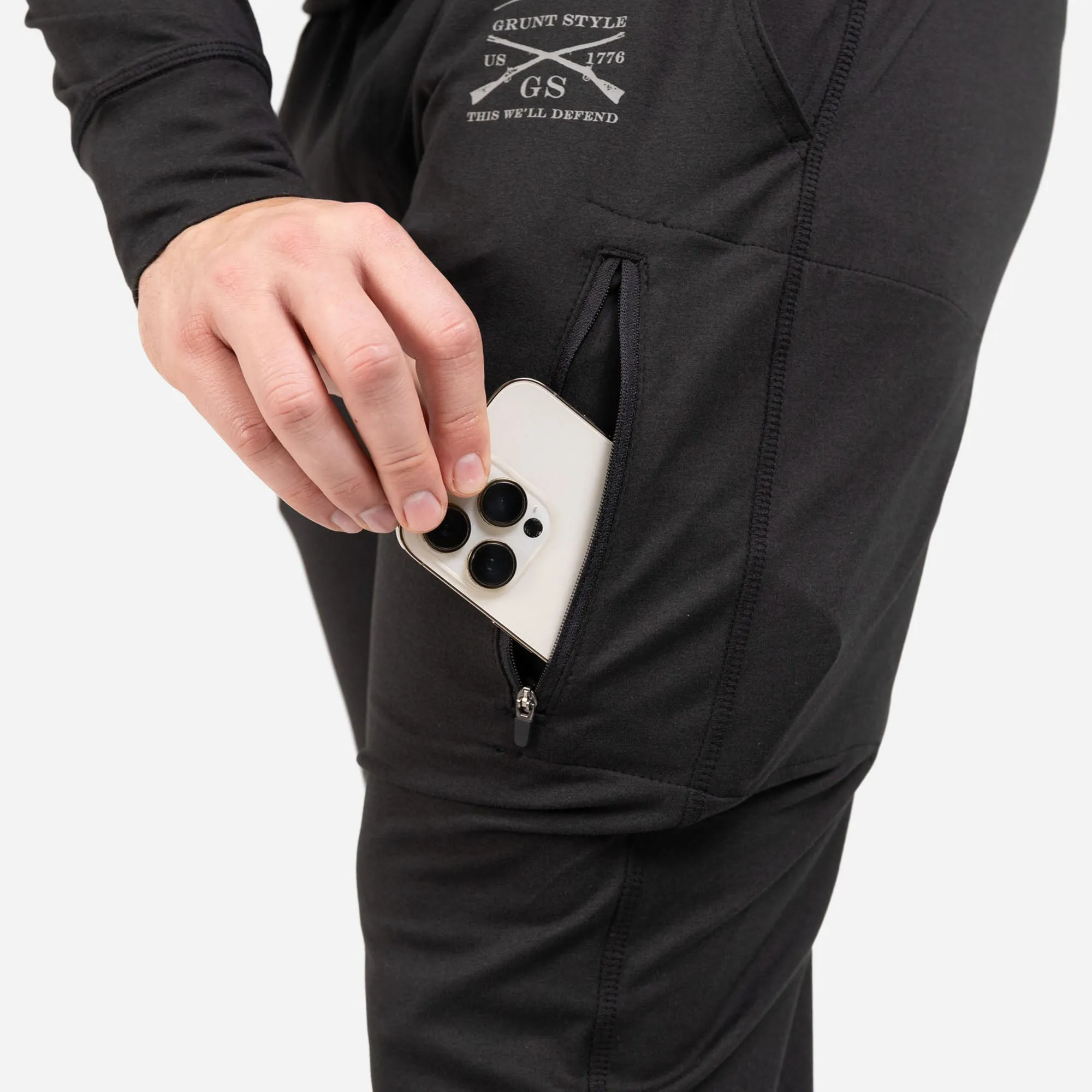 Men's All-Day Jogger - Heather Black sold by Grunt Style product image thumbnail 5