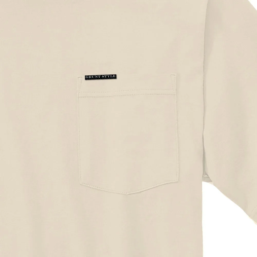 Basic Heavyweight Pocket T-Shirt - Sand sold by Grunt Style product image thumbnail 2