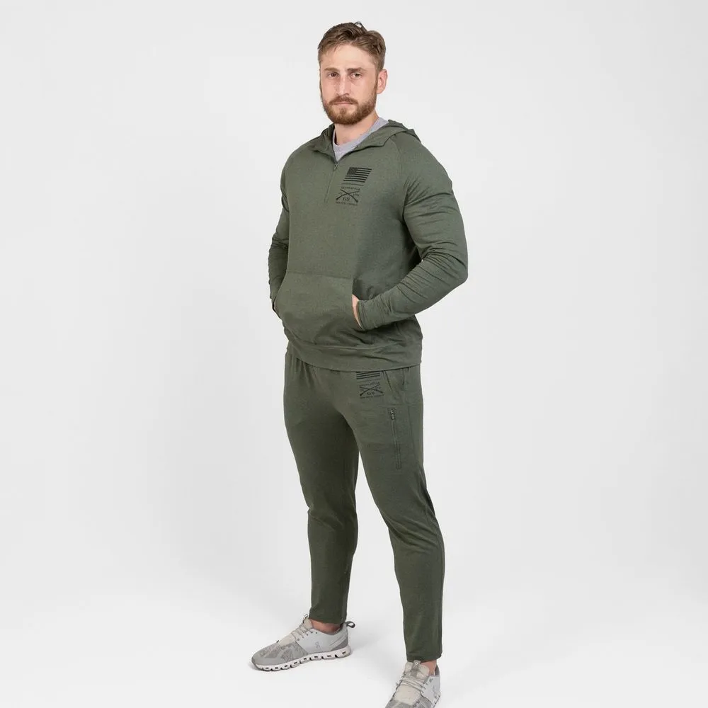 Men's All-Day Jogger - Heather Military Green sold by Grunt Style product image thumbnail 4