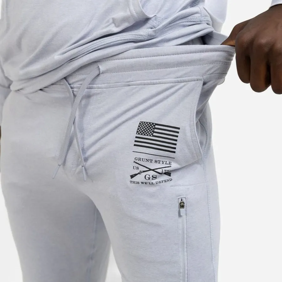 Men's All-Day Jogger - Heather Arctic Gray sold by Grunt Style product image thumbnail 2