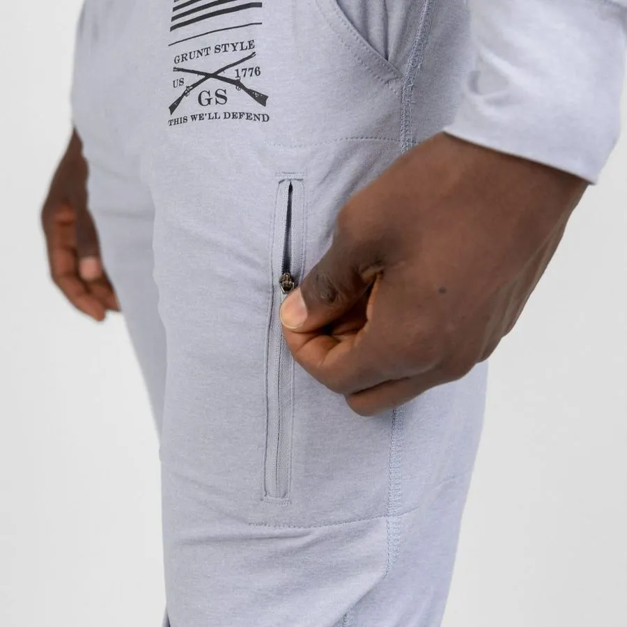 Men's All-Day Jogger - Heather Arctic Gray sold by Grunt Style product image thumbnail 4