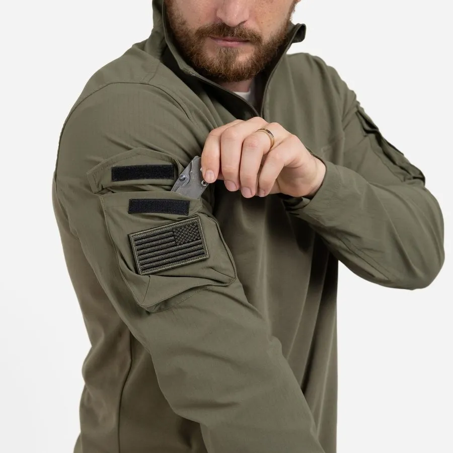 Men's Operator Shirt - Military Green sold by Grunt Style product image thumbnail 3