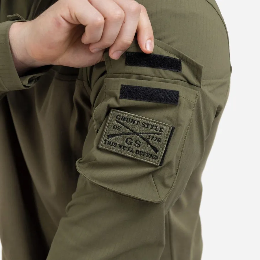 Men's Operator Shirt - Military Green sold by Grunt Style product image thumbnail 4
