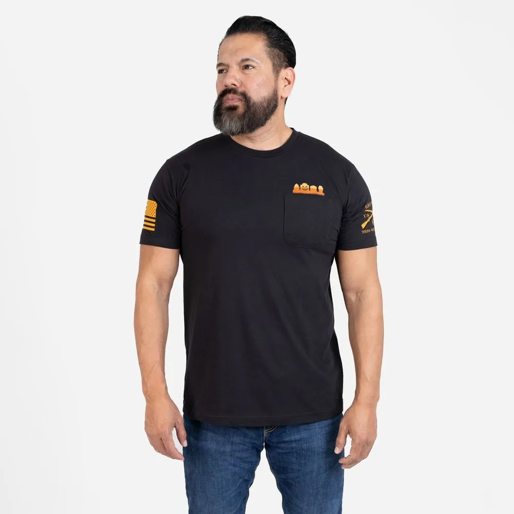 FAFOlantern Pocket T-Shirt - Black sold by Grunt Style product image thumbnail 5