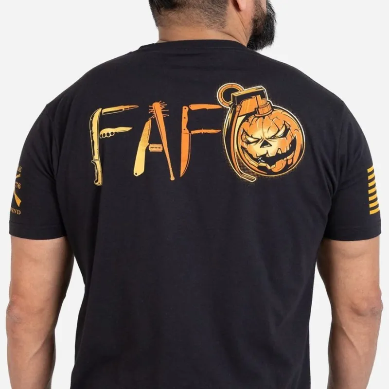FAFOlantern Pocket T-Shirt - Black sold by Grunt Style