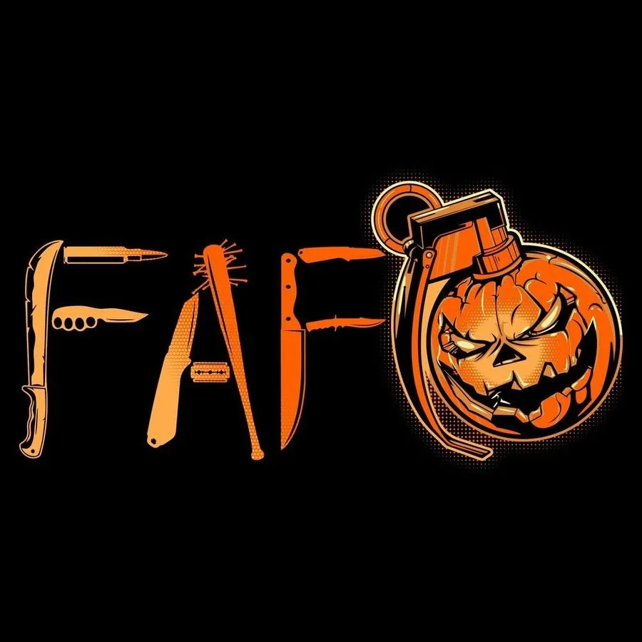 FAFOlantern Pocket T-Shirt - Black sold by Grunt Style product image thumbnail 2