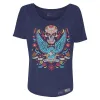 Women's Why Fear Death Slouchy Fit T-Shirt - Future Dusk sold by Grunt Style