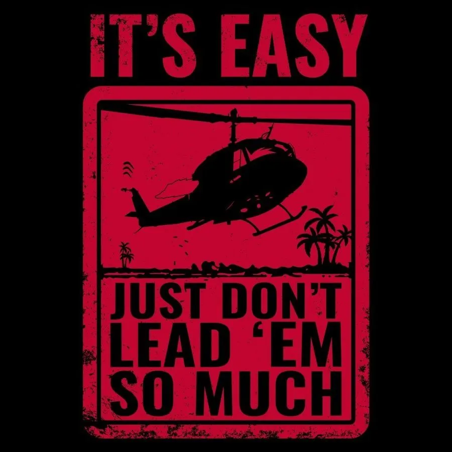 It's Easy T-Shirt - Black sold by Grunt Style product image thumbnail 2