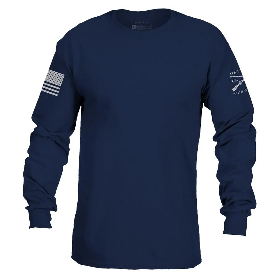 Basic Long Sleeve - Navy sold by Grunt Style