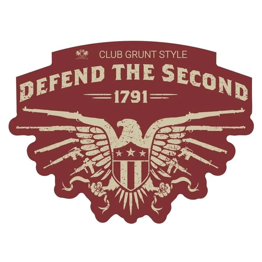 2025 September Club Sticker - Defend The Second sold by Grunt Style