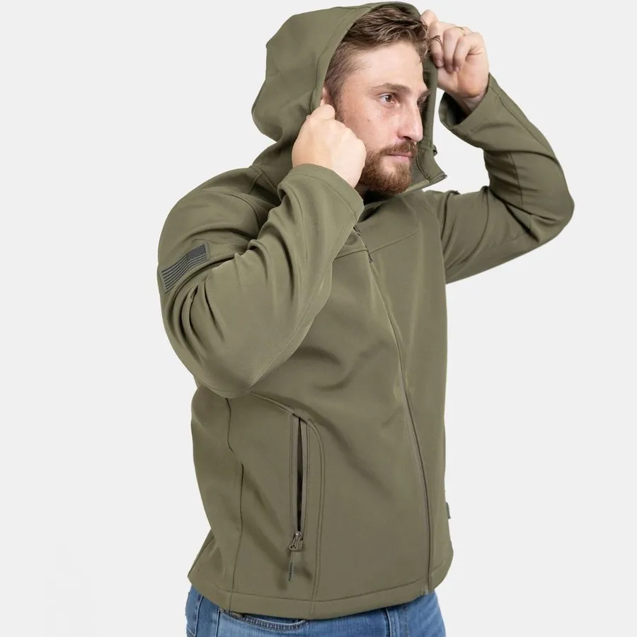Men's Soft Shell Jacket - Military Green sold by Grunt Style product image thumbnail 2