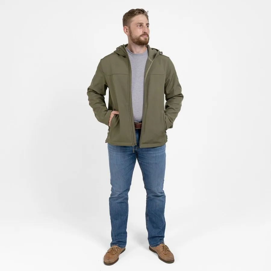 Men's Soft Shell Jacket - Military Green sold by Grunt Style product image thumbnail 4