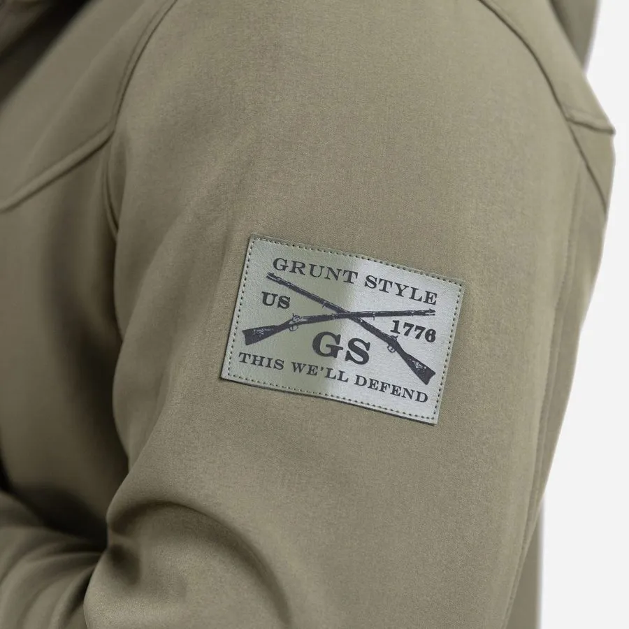 Men's Soft Shell Jacket - Military Green sold by Grunt Style product image thumbnail 5