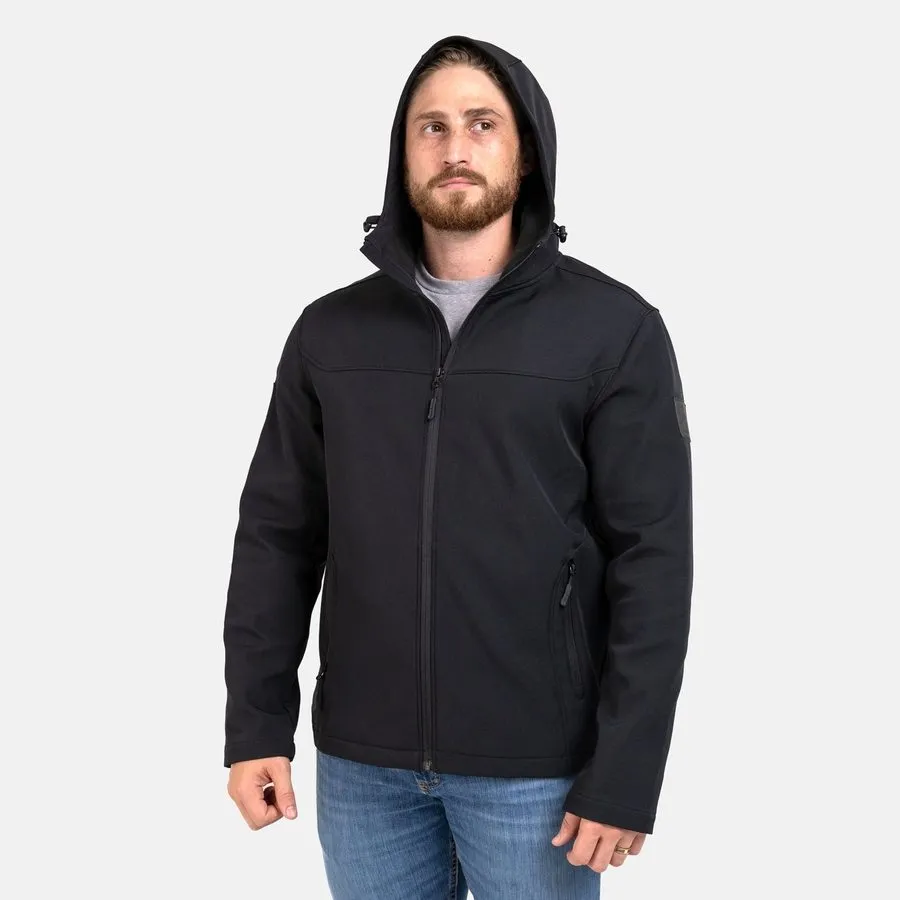 Men's Soft Shell Jacket - Black sold by Grunt Style product image thumbnail 3