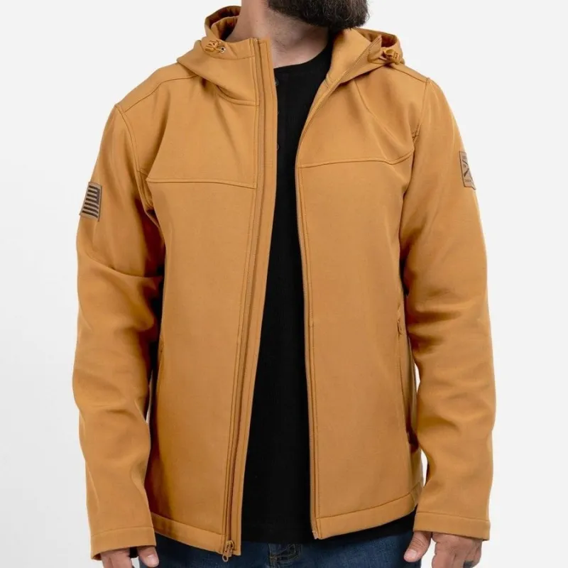 Men's Soft Shell Jacket - Coyote sold by Grunt Style