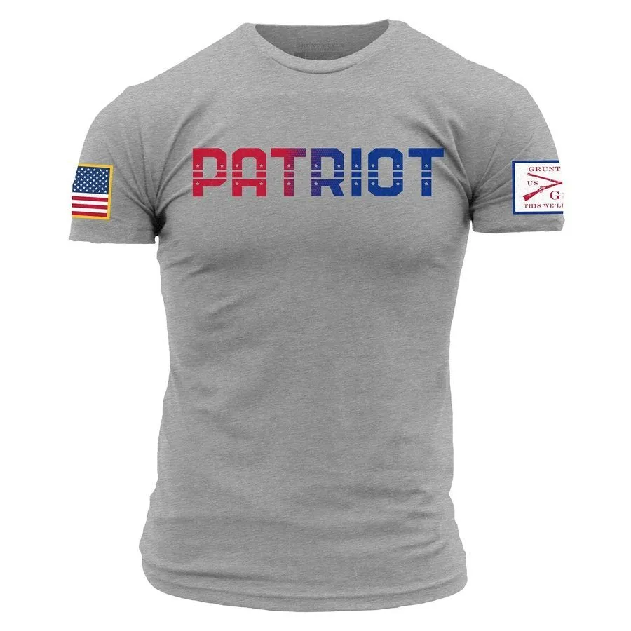 Patriot T-Shirt - Dark Heather Gray sold by Grunt Style