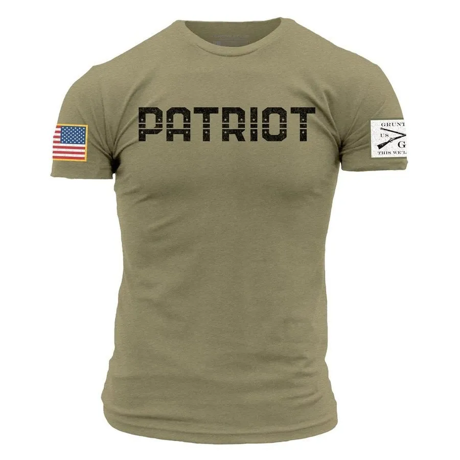 Patriot T-Shirt - Military Green sold by Grunt Style