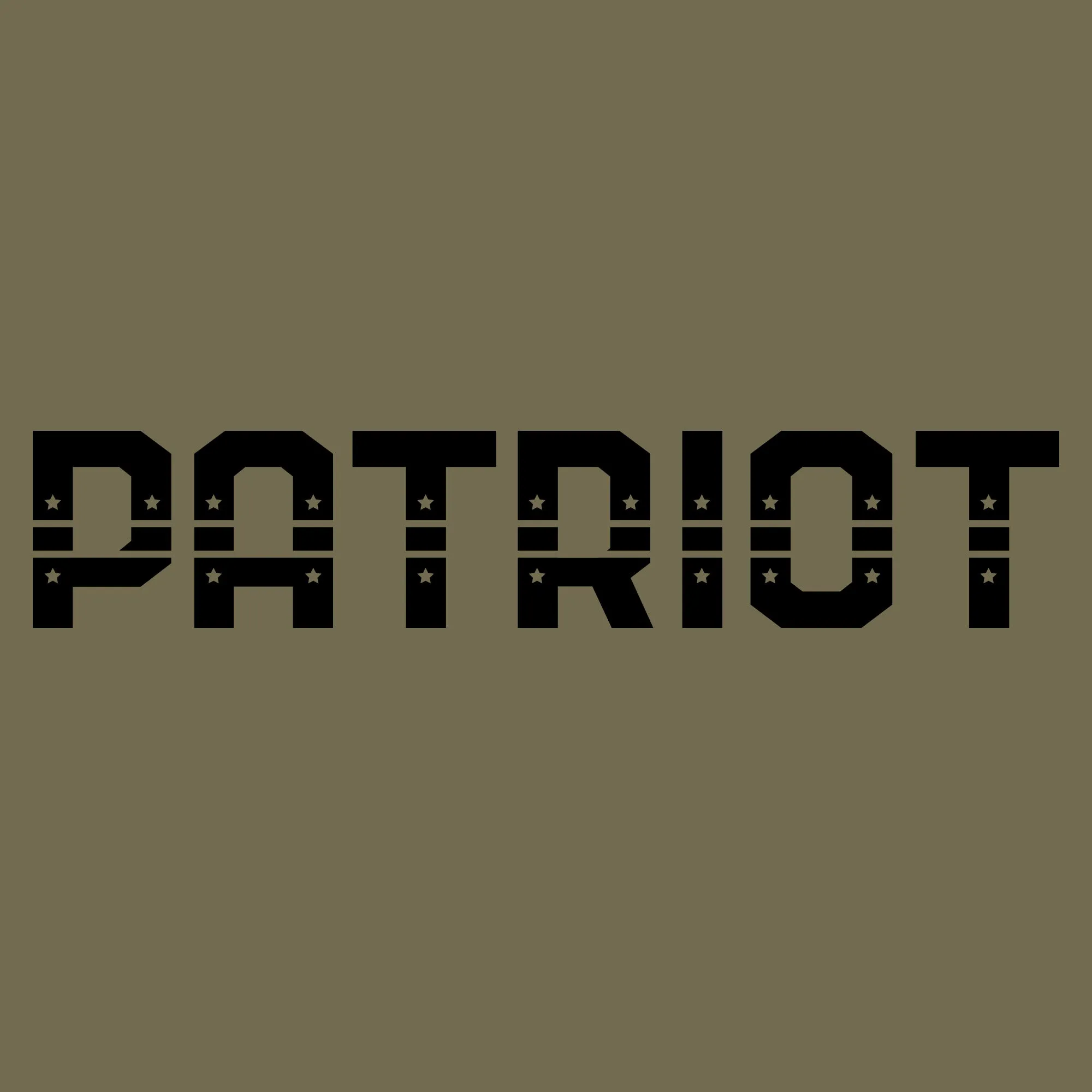 Patriot T-Shirt - Military Green sold by Grunt Style product image thumbnail 2