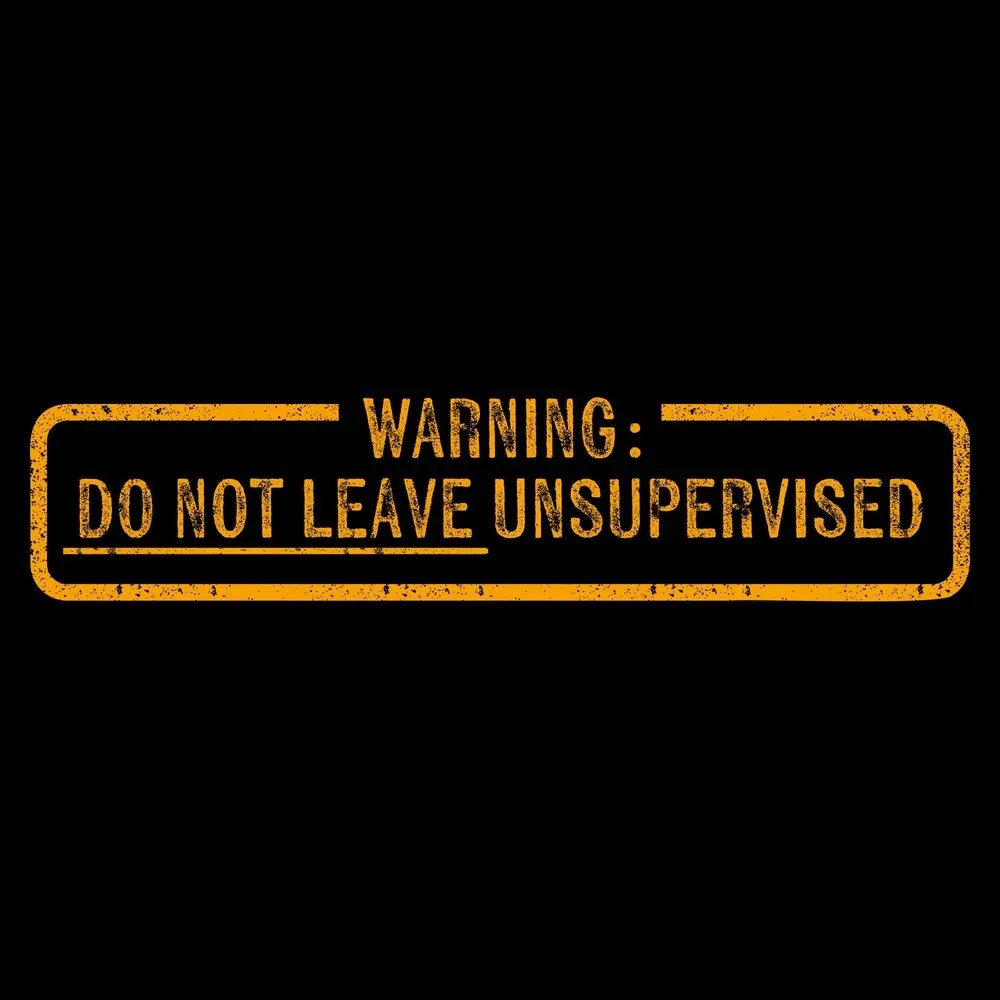 Needs Supervision Hoodie - Black sold by Grunt Style product image thumbnail 2