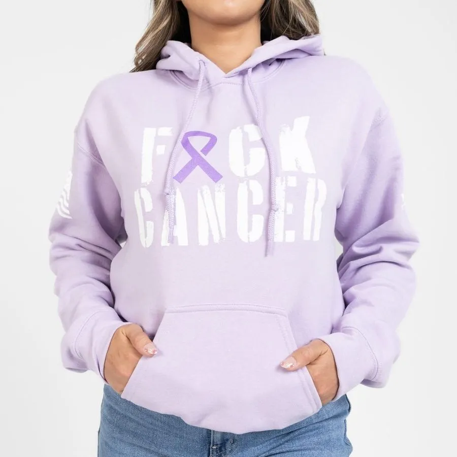 F*ck All Cancer Hoodie - Orchid sold by Grunt Style