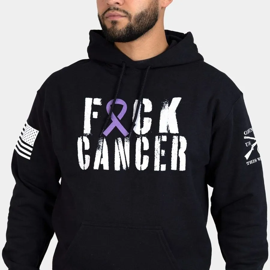 F*ck All Cancer Hoodie - Black sold by Grunt Style product image thumbnail 3