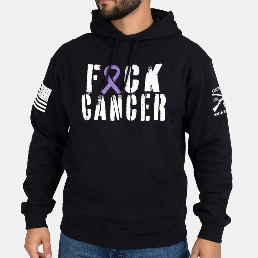 F*ck All Cancer Hoodie - Black sold by Grunt Style