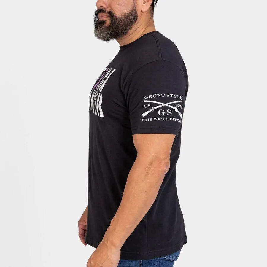 F*ck All Cancer T-Shirt - Black sold by Grunt Style product image thumbnail 4