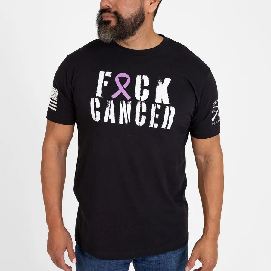 F*ck All Cancer T-Shirt - Black sold by Grunt Style