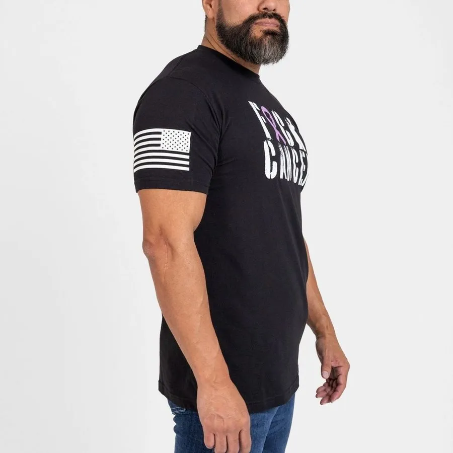 F*ck All Cancer T-Shirt - Black sold by Grunt Style product image thumbnail 3