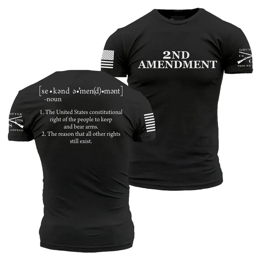2A Defined T-Shirt - Black sold by Grunt Style