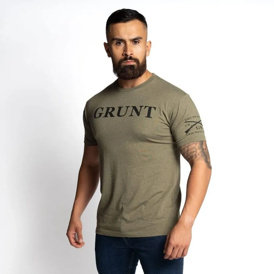 Grunt Defined T-Shirt - Military Green sold by Grunt Style product image thumbnail 5