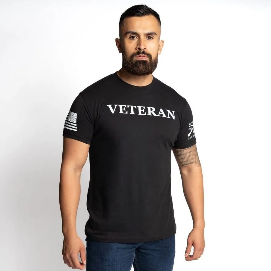 Veteran Defined T-Shirt - Black sold by Grunt Style product image thumbnail 4