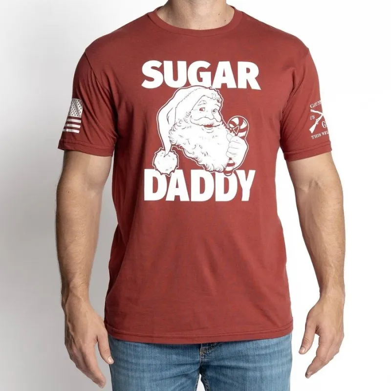 Sugar Daddy T-Shirt - Red Plum sold by Grunt Style