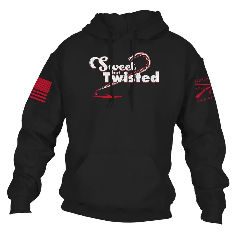 Women's Sweet But Twisted Hoodie - Black sold by Grunt Style