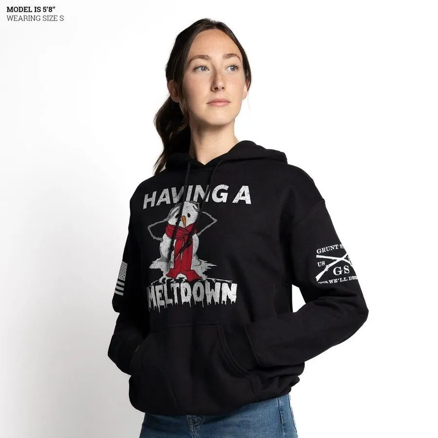Women's Meltdown Hoodie - Black sold by Grunt Style product image thumbnail 3