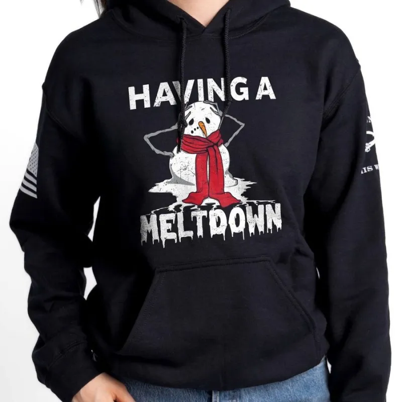 Women's Meltdown Hoodie - Black sold by Grunt Style