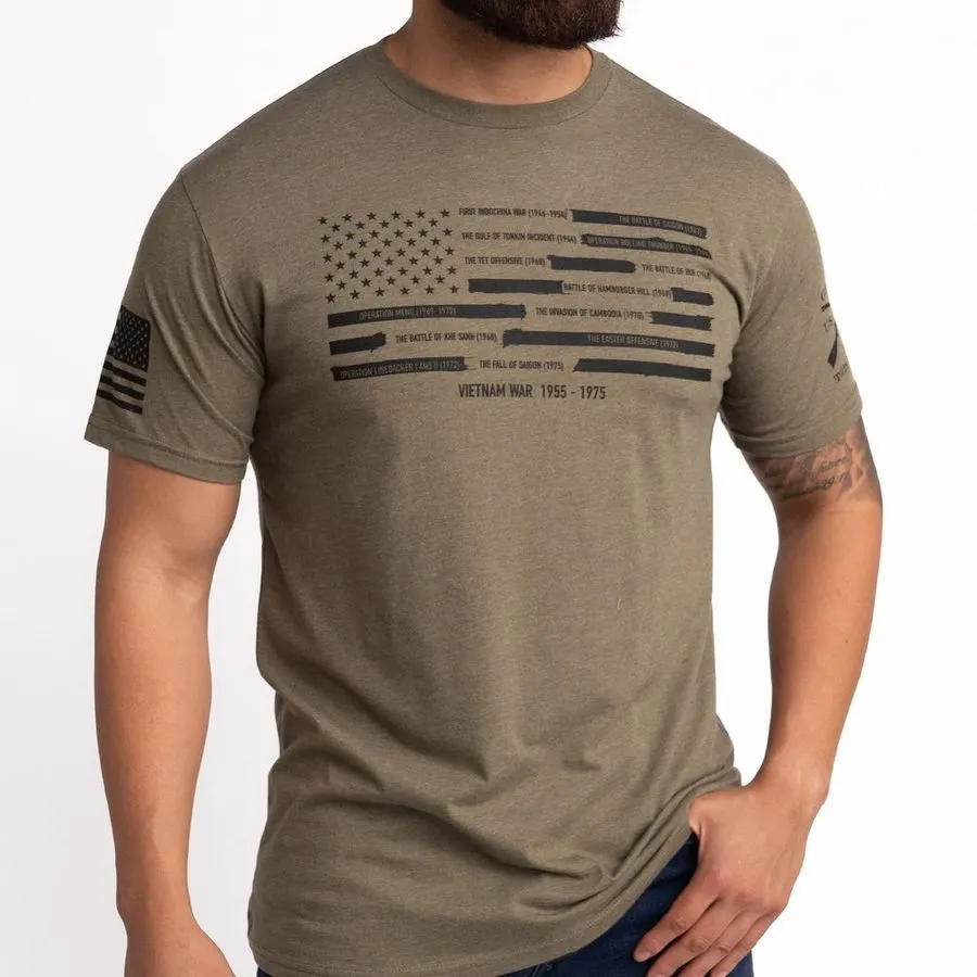 Vietnam War Redacted Flag - Military Green sold by Grunt Style product image thumbnail 3