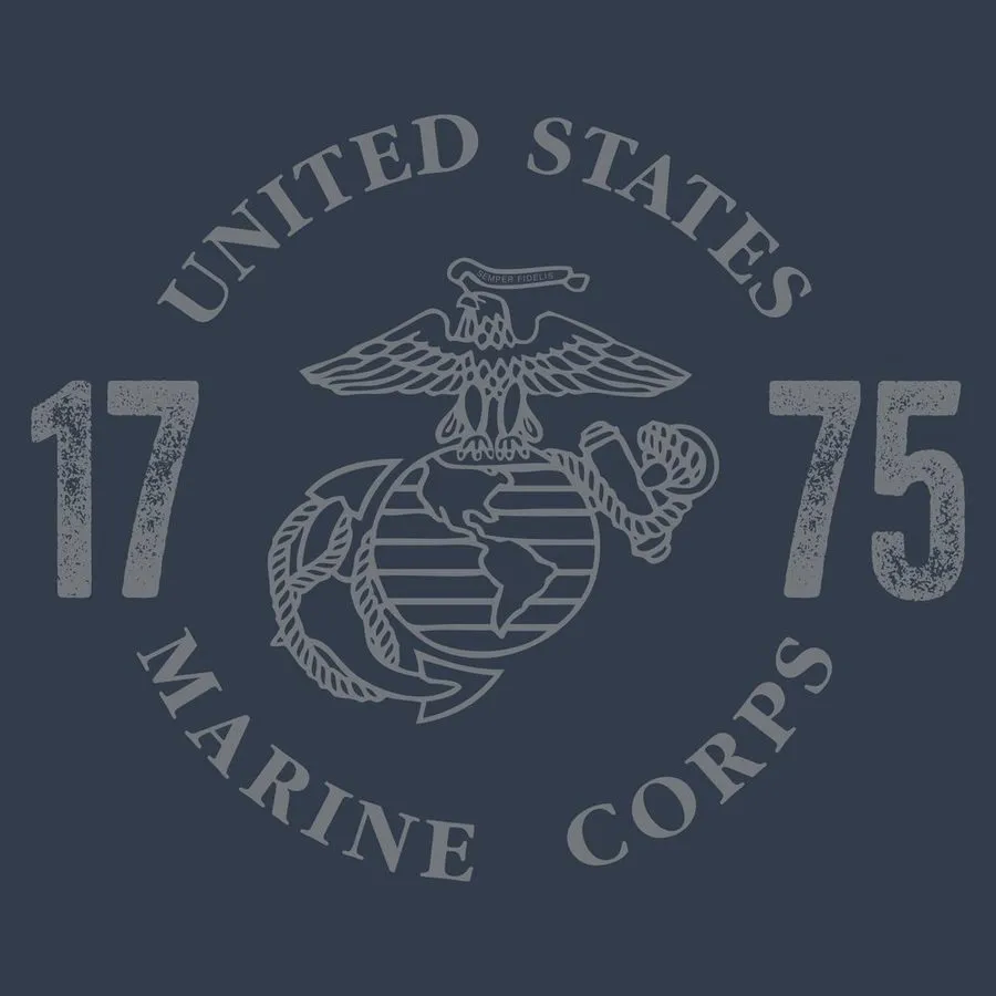 USMC - Through The Ages T-Shirt - Navy sold by Grunt Style product image thumbnail 3
