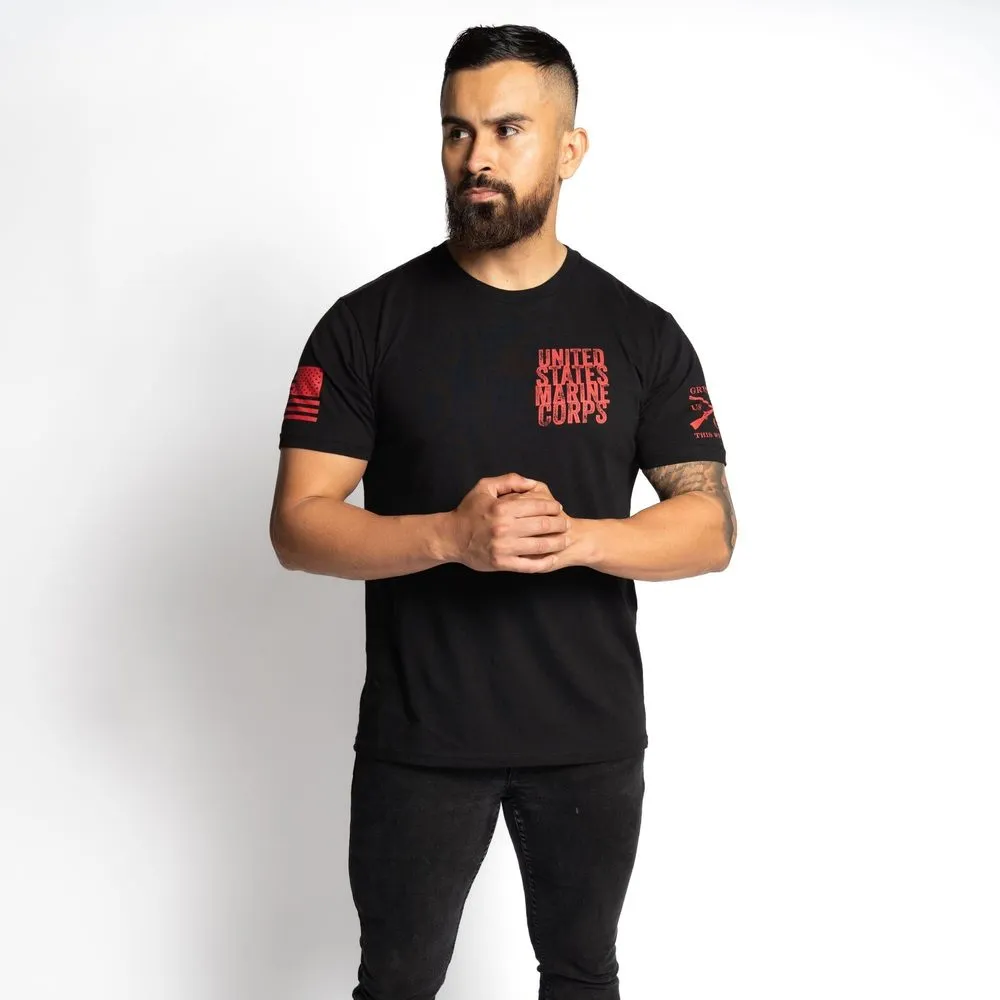 USMC - Brotherhood T-Shirt - Black sold by Grunt Style product image thumbnail 5