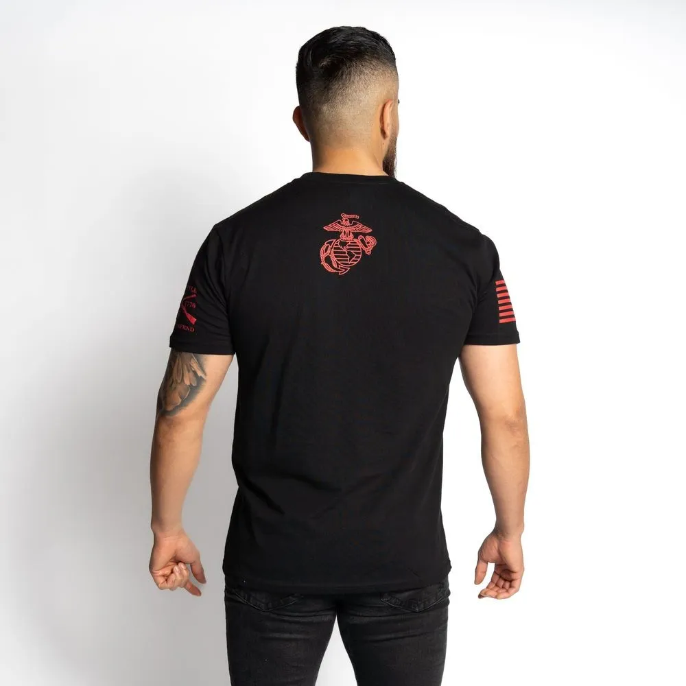 USMC - Brotherhood T-Shirt - Black sold by Grunt Style product image thumbnail 3