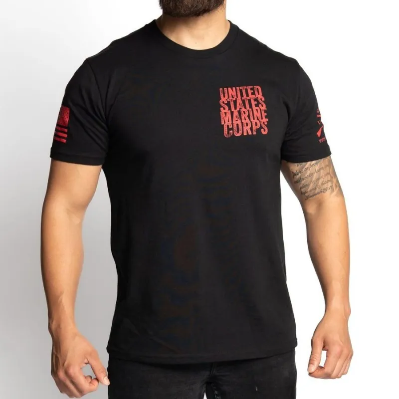 USMC - Brotherhood T-Shirt - Black sold by Grunt Style