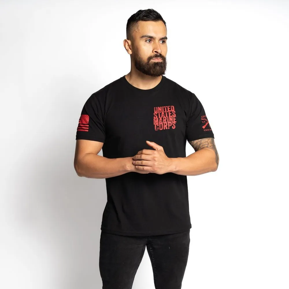 USMC - Brotherhood T-Shirt - Black sold by Grunt Style product image thumbnail 4
