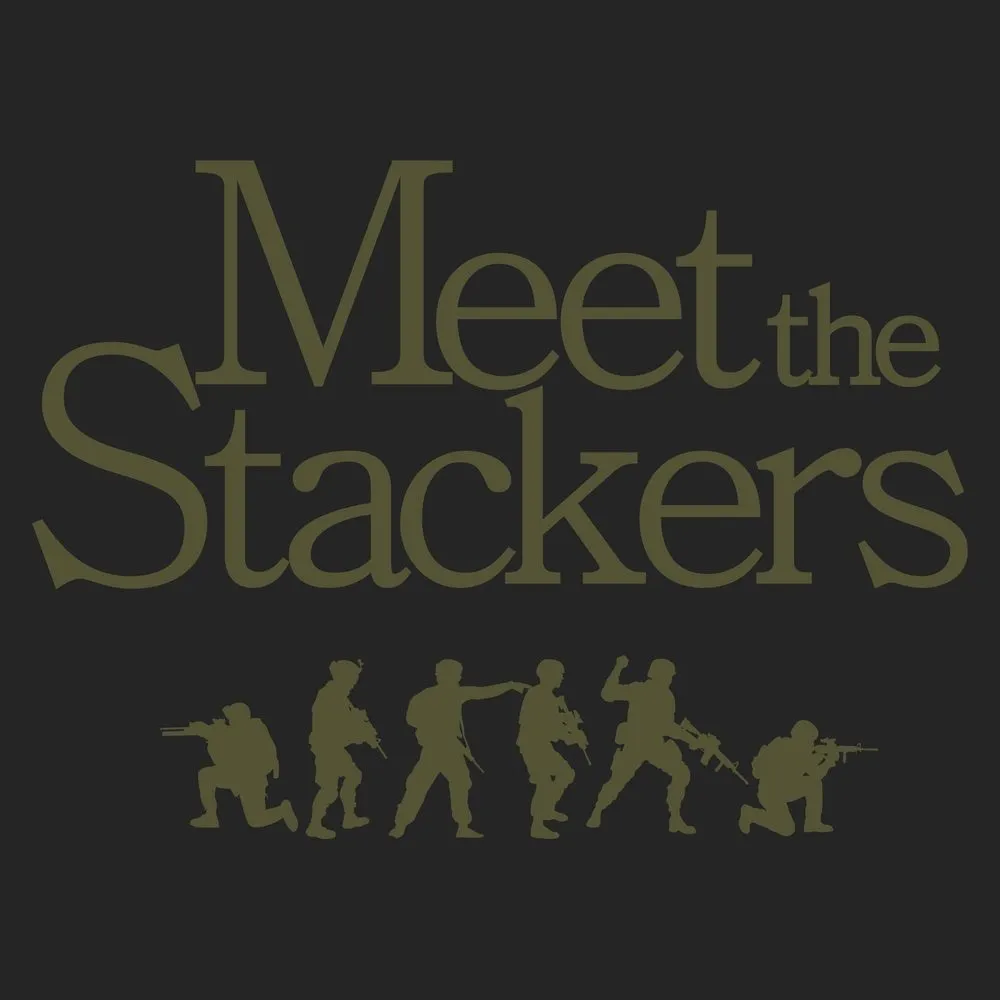 Meet The Stackers T-Shirt - Black sold by Grunt Style product image thumbnail 2